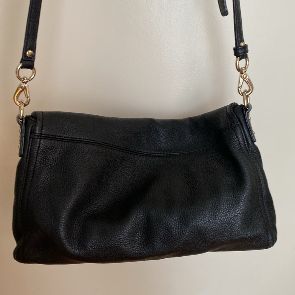 Kate Spade Black Soft Leather Adjustable Strap Crossbody Shoulder Handbag - Picture 3 of 16